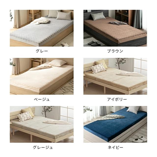 マットレス セミダブル 高反発 極厚10cm 三つ折り プロファイル 体圧分散 寝具 高反発マットレス 洗える 190N | MODERN DECO | 18