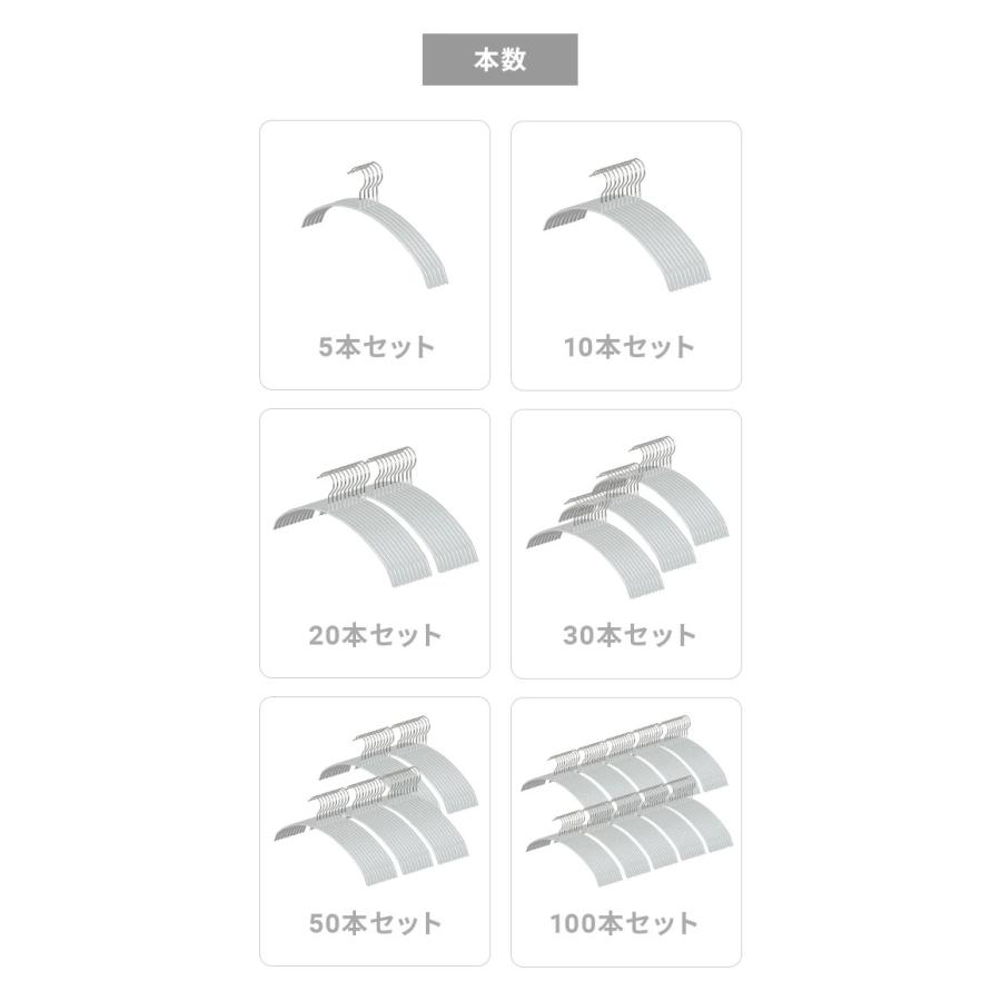 本日P+4％ ハンガー すべらない アーチハンガー 10本セット 固定フック バー付き 収納 おしゃれ PVC かわいい 滑り止め アーチ 衣類ハンガー モダンデコ 爆買 | MODERN DECO | 04