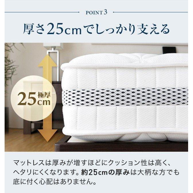 MODERN DECO（モダンデコ） 超高密度 3ゾーン マットレス セミダブル