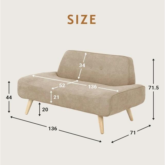 MODERN DECO（モダンデコ） ソファー 2人掛け ソファ おしゃれ