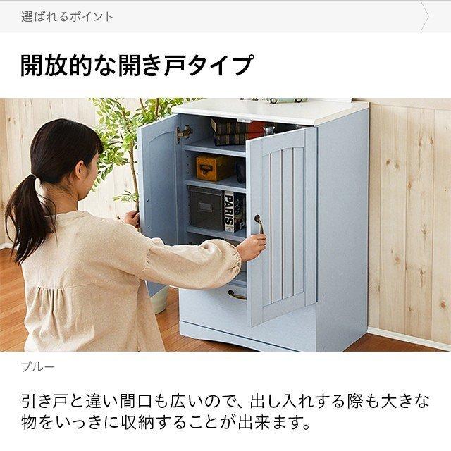 花柄装飾の木製キャビネット cicaktokek_hg18485