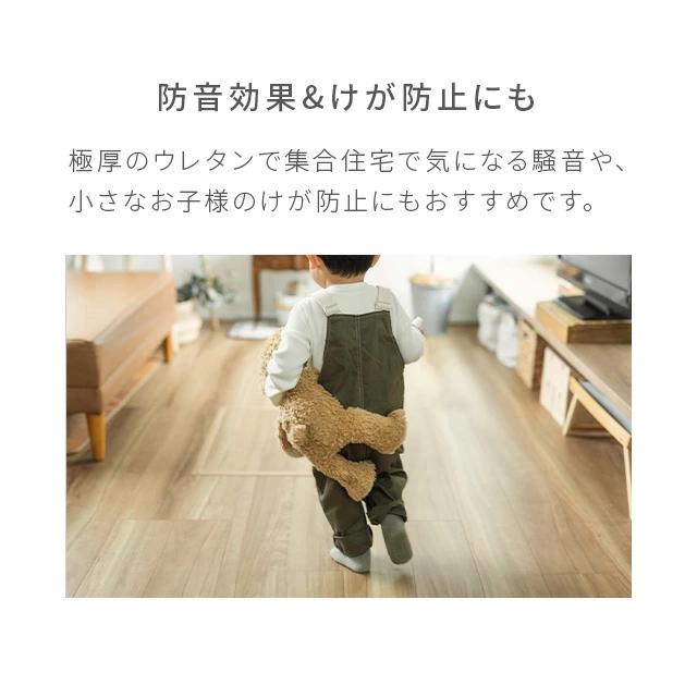 ラグ 洗える ラグマット 100×140cm 超極厚 50mm カーペット キルトラグ キルティングラグ 絨毯 北欧 おしゃれ 長方形 子供 家族 | MODERN DECO | 09