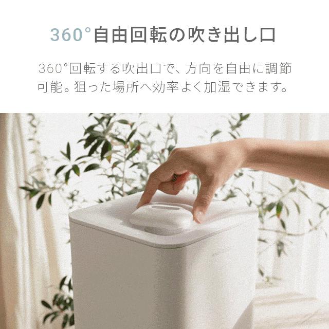 AND・DECO 加湿器 ハイブリッド式 ヒーター機能 大容量 上部給水式