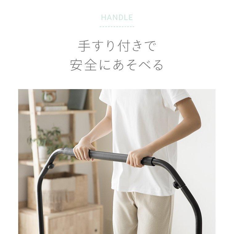 手すりの高さ4段階調節 トランポリン 手すり 大人用 ダイエット 子供 家庭用 四つ折り省スペース収納  伸びにくい清音バネ仕様 本体のみ |  | 10
