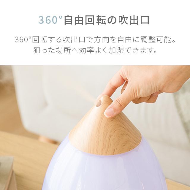 超音波式加湿器 HM-C620 ブラック インテリアショップ roomy cado STEM620 HM-C620 ステム カドー