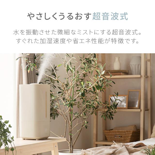 MODERN DECO（モダンデコ） 加湿器 次亜塩素酸水対応 卓上 超音波式