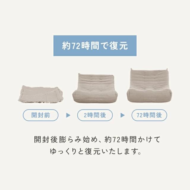 ソファー ２人掛け ウレタンソファー シープボア 圧縮 ソファ ローソファー フロアソファー ２人掛けソファ ハイバック ロータイプ | MODERN DECO | 22