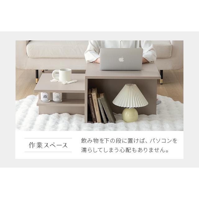 センターテーブル 韓国インテリア テーブル ナチュラル シンプル 四角 おしゃれ かわいい リビングテーブル | MODERN DECO | 19