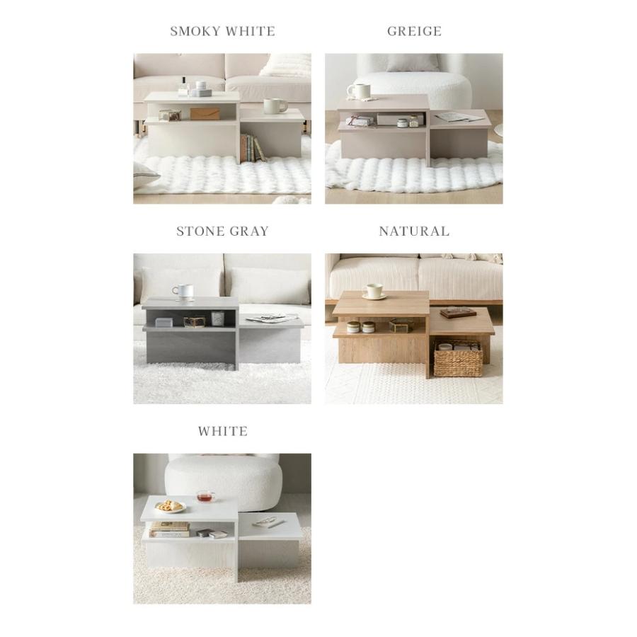 センターテーブル 韓国インテリア テーブル ナチュラル シンプル 四角 おしゃれ かわいい リビングテーブル | MODERN DECO | 07