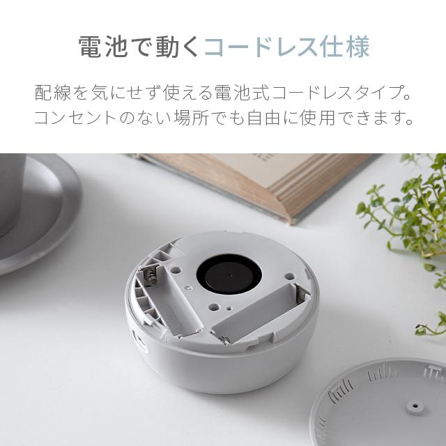 1年保証 And Deco アロマデフューザー 車用 電池式なので車用でおすすめ Usbコード付 超音波 水なし かわいい おしゃれ ダイエット 健康