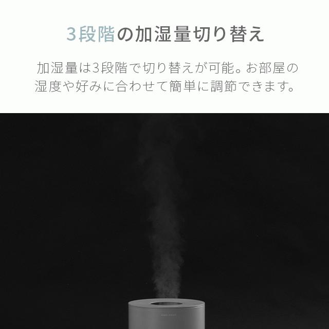 加湿器 卓上 オフィス 省エネ 2L 電解水生成機能付き ウイルス対策  超音波加湿器 上から給水 おしゃれ 1年保証 | AND・DECO | 18