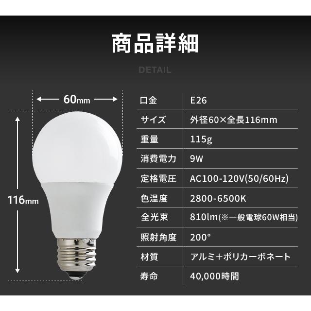 MODERN DECO（モダンデコ） 電球 led led電球 照明器具 e26 60w