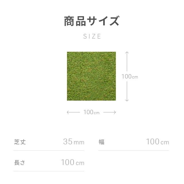 MODERN DECO（モダンデコ） 人工芝 1m×1m U字ピン 35mm ロール diy