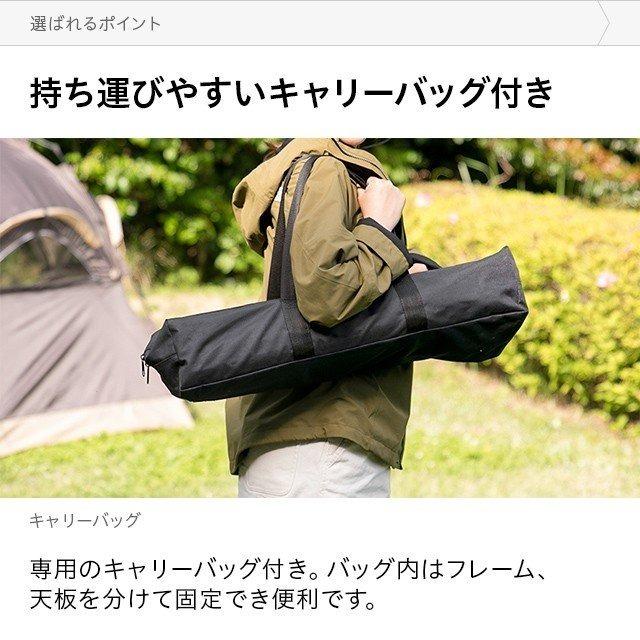 AND・DECO アウトドアテーブル 木製 軽量 90cm×60cm 高さ44cm