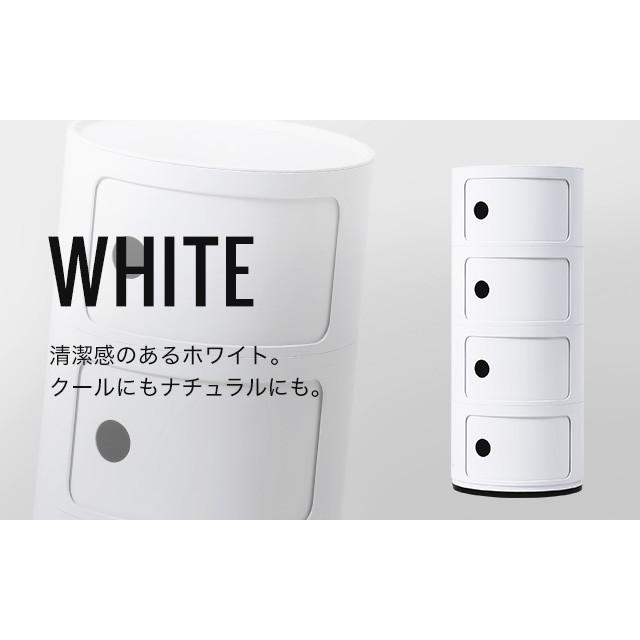 コンポニビリ 4段 リプロダクト デザイナーズ家具 収納 ボックス チェスト 収納ボックス 収納box コーナーラック ラウンドチェスト モダンデコ 通販 Paypayモール