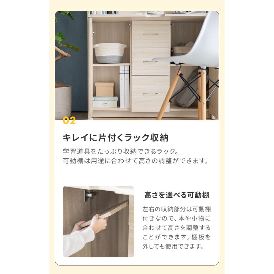 MODERN DECO（モダンデコ） 学習机 折りたたみデスク 勉強机 おしゃれ