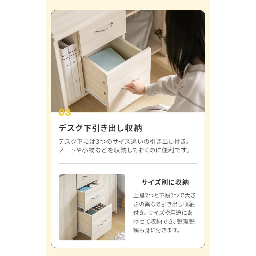 MODERN DECO（モダンデコ） 学習机 折りたたみデスク 勉強机 おしゃれ