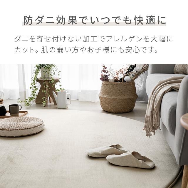 MODERN DECO（モダンデコ） ラグ 低反発 洗える 200×200 2畳 極厚 25mm