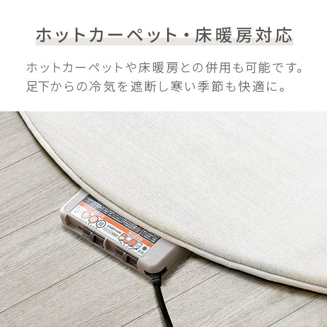 MODERN DECO（モダンデコ） ラグ 低反発 洗える 200×200 2畳 極厚 25mm