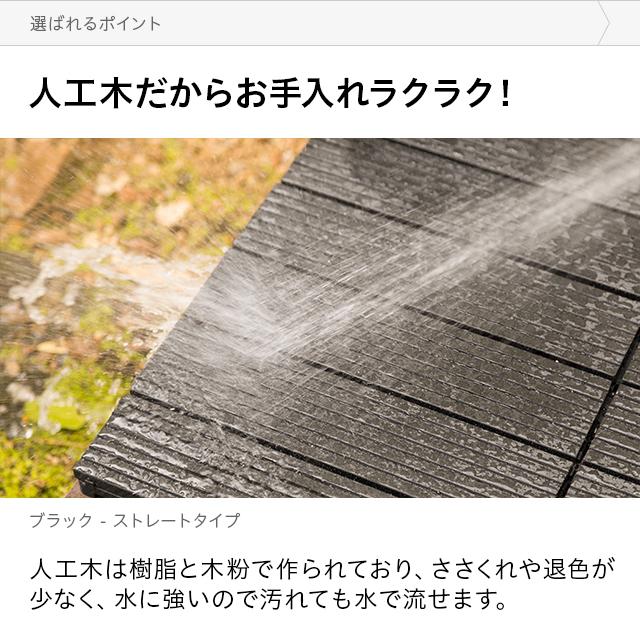 MODERN DECO ウッドパネル ウッドタイル ベランダ 庭 27枚セット 人工