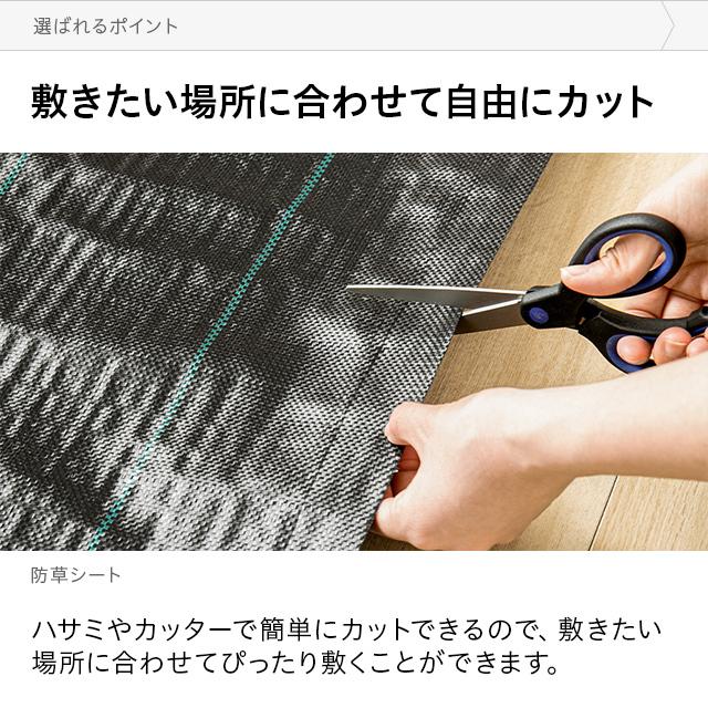 除草シート、防草シート 雑草成長を抑制 1mx   50固定ピン100本 超高耐久 防草シート 1mx50m 固定ピン付き 120g/m2 長期間敷き