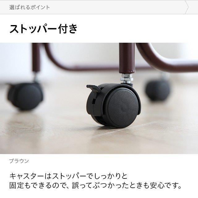 MODERN DECO（モダンデコ） ランドリーバスケット キャスター付き 2段