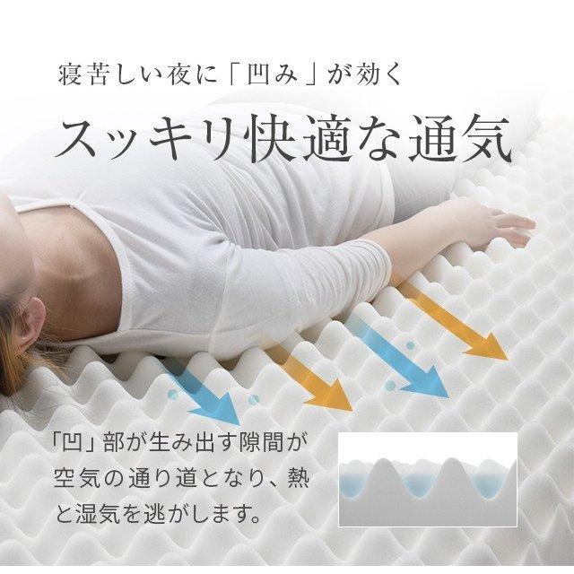 MODERN DECO（モダンデコ） マットレス セミダブル 高反発 極厚10cm 体