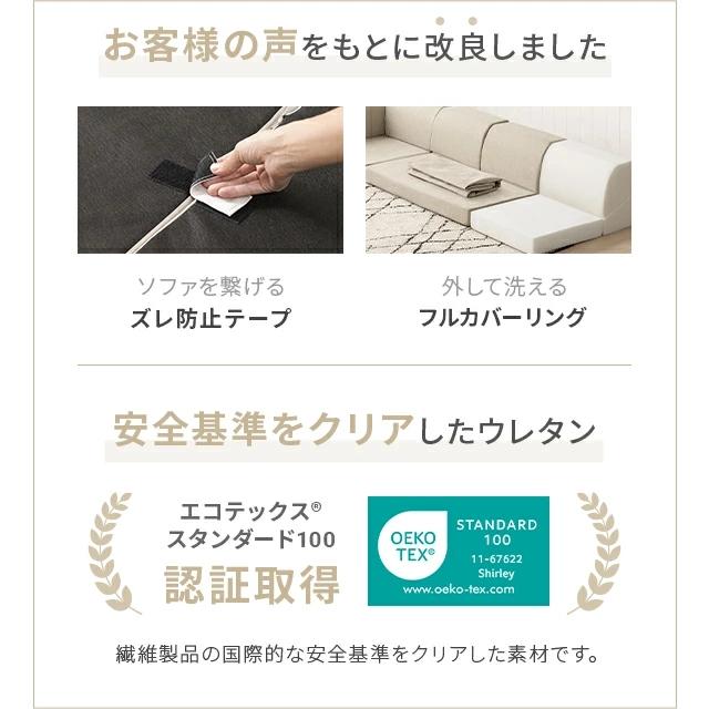 ソファー ローソファー おしゃれ 3人掛け ソファ フロアソファー ロータイプ カウチソファ プレミアムタイプ 洗える こたつ | MODERN DECO | 08