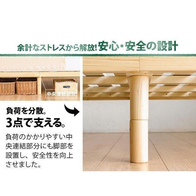 MODERN DECO（モダンデコ） ベッド すのこベッド マットレスセット