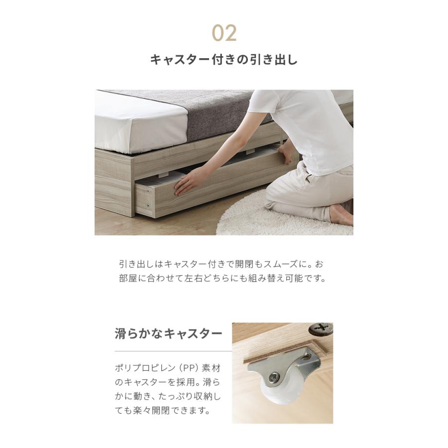 MODERN DECO（モダンデコ） ベッド マットレスセット ダブル ベッド