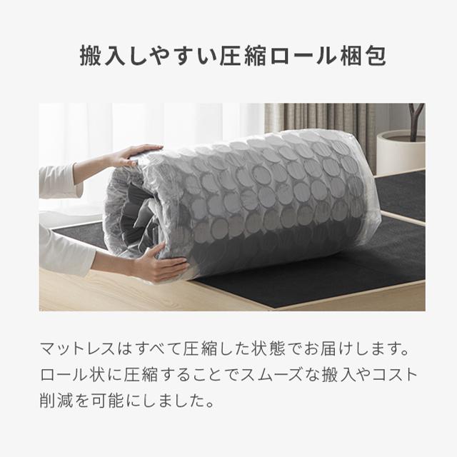 MODERN DECO（モダンデコ） ベッド マットレスセット ダブル ベッド