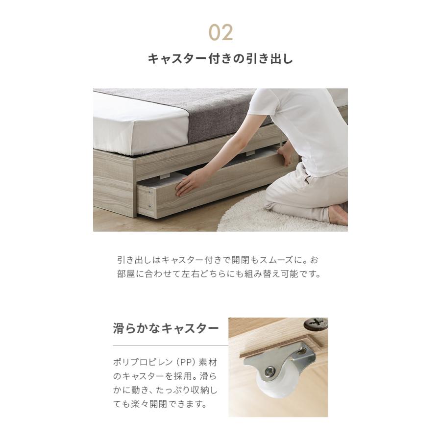 クイーン ベッドフレー ム 単品 収納 コンセント付 新品送料込 MEDI クイーン ベッドフレー ム 単品 収納 コンセント 新品送料込 MEDI