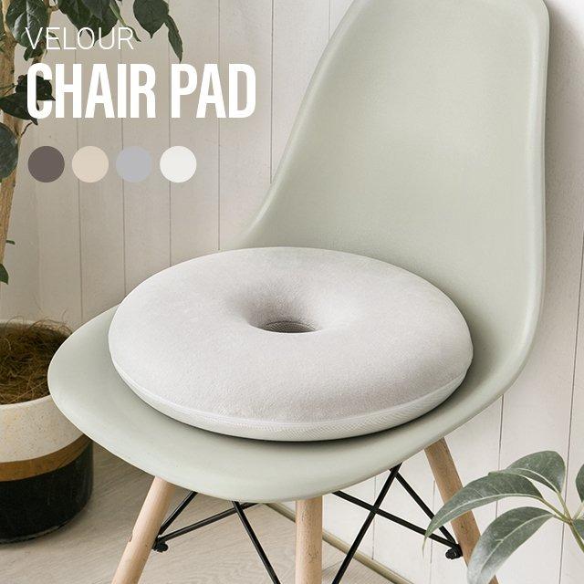 チェアパッド 椅子 チェア クッション チェアパット 40cm 厚さ8cmのふわふわクッション ベロア生地 厚さ8cmのふわふわクッション おしゃれ モダンデコ 通販 Paypayモール