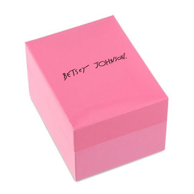 ベッツィジョンソン Betsey Johnson Women's Pink Strap Watch  全国送料無料｜donalma｜04