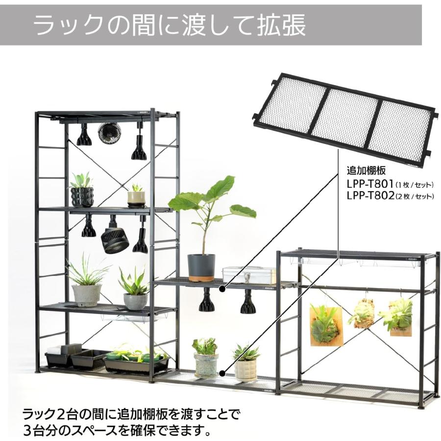 BIBILAB ビビラボ ビザールプランツラック LP セット おまけ付き BIBILAB(ビビラボ) ビザールプランツラック棚板1枚 単品 オプション
