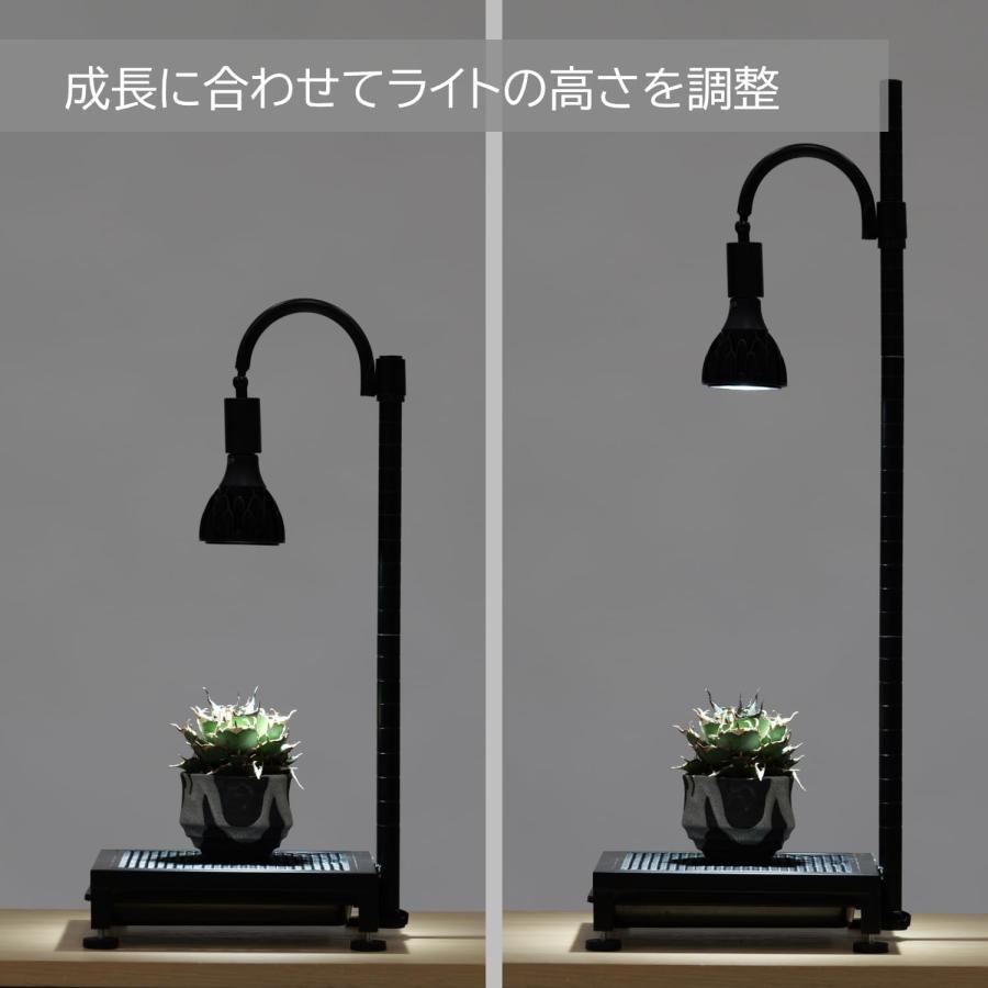 ビビラボ（BIBILAB） 植物育成ライトスタンド・ソロ LPA-P250-BK 水