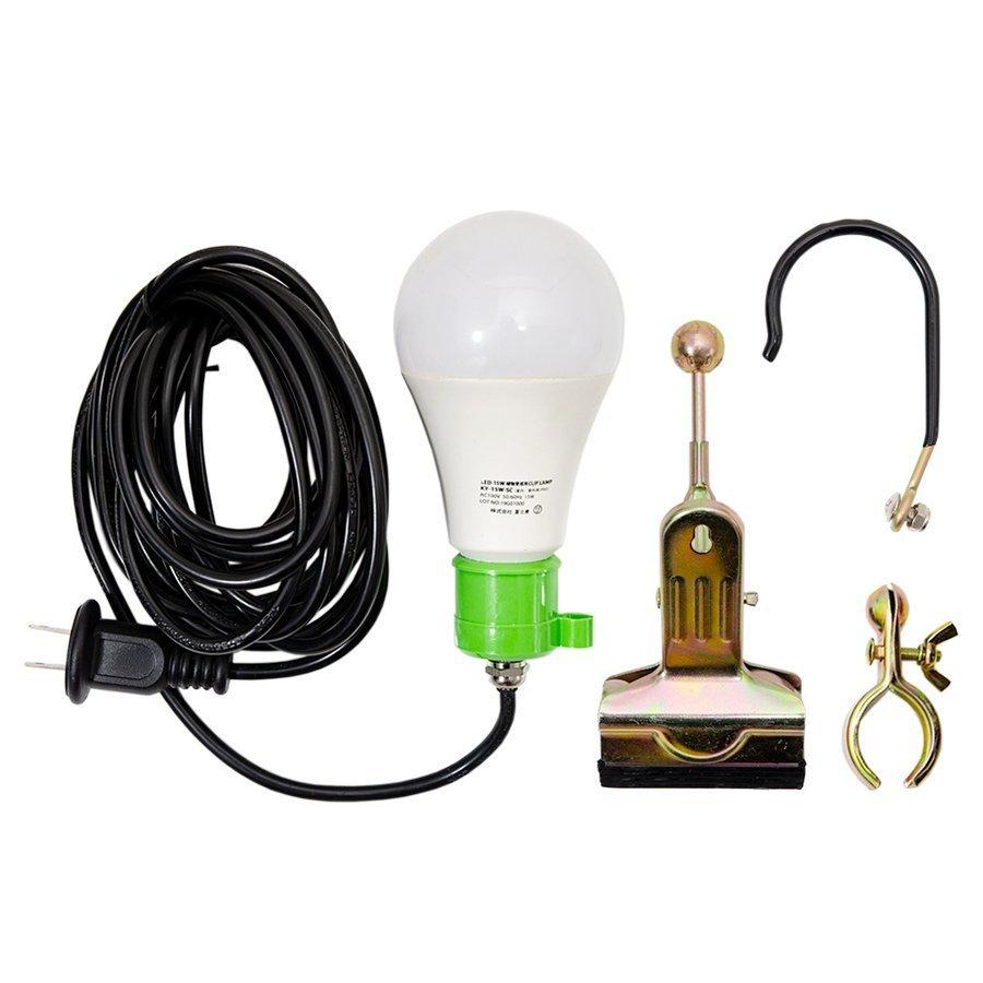 植物育成用ランプ 15W クリップライト式 KY-15W-SC 日照不足解消 徒長