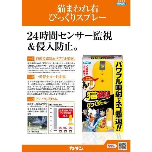 猫まわれ右びっくりスプレーセット　1セット　フマキラー　ネコ対策　猫対策　ネコ除け　猫除け｜dondon-a｜07