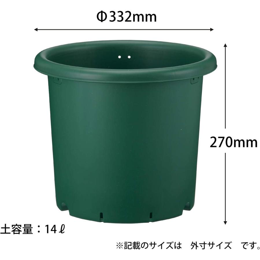 アップルウェアー 野菜鉢 33型 グリーン 家庭菜園 プランター アップルウェアー 野菜鉢 33型 グリーン 家庭菜園 プランター