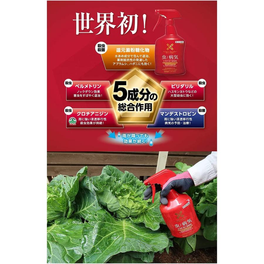 ベニカＸネクストスプレー　1000ml 　住友化学園芸　ガーデニング　園芸用品　殺虫剤　殺菌剤｜dondon-a｜02