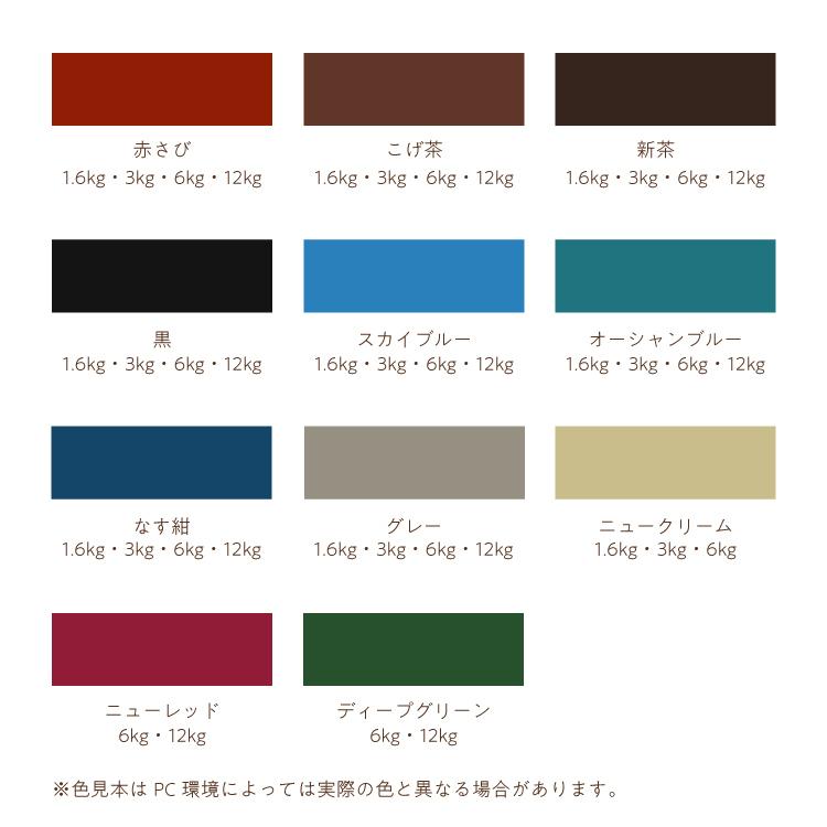 油性高耐久アクリルトタン用&alpha; 6kg なす紺 アサヒペン 油性塗料 ペンキ 塗装