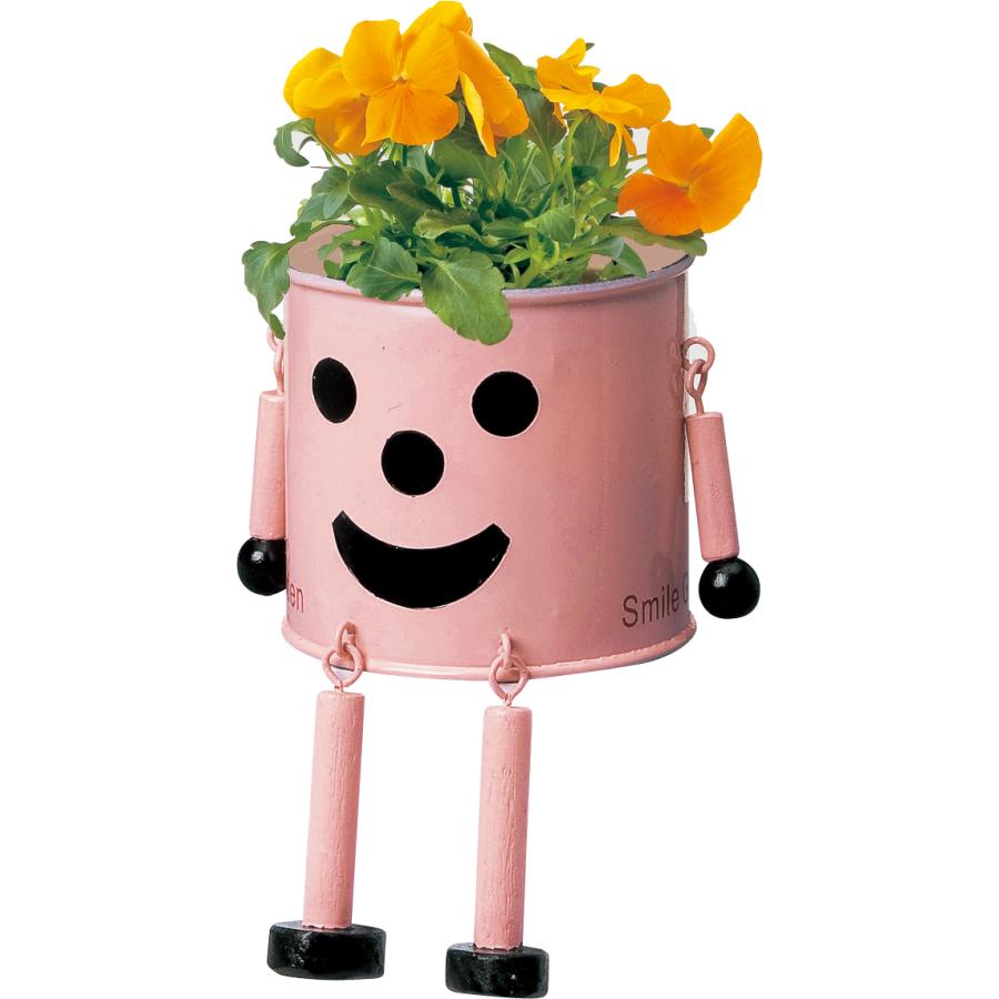 ブリキマンポット M 2786-B-P ケー・イー・アイ多肉植物 寄せ植え