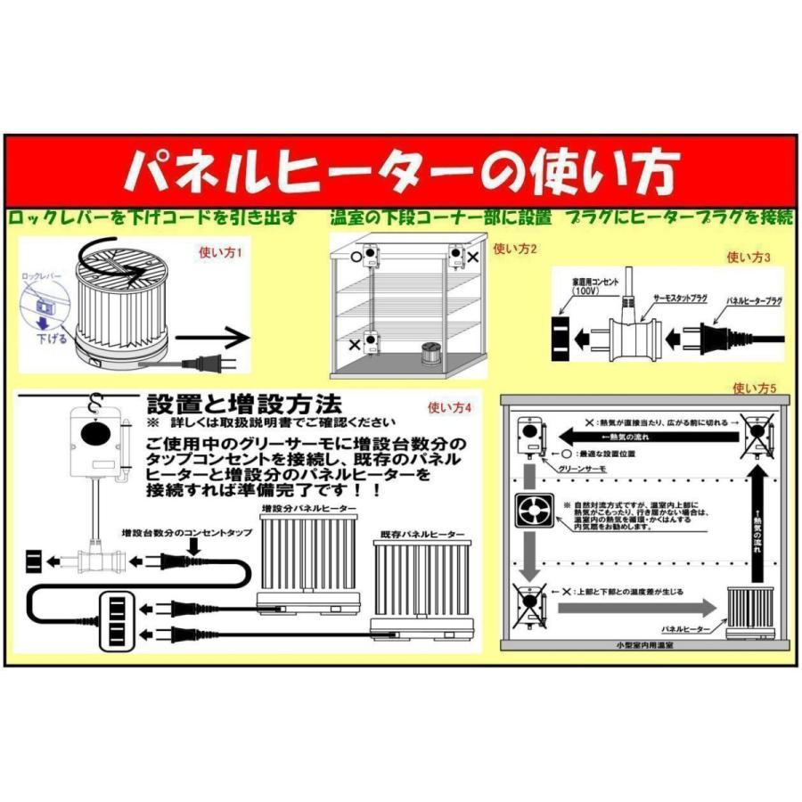 パネルヒーター サーモ無し SP-250 昭和精機工業 温室用ヒーター