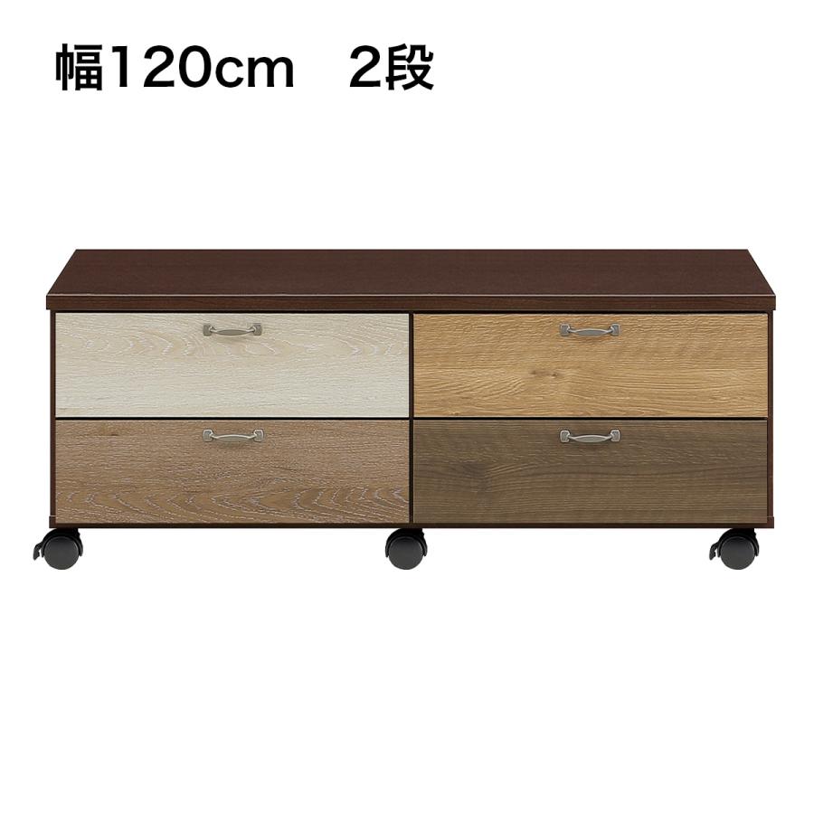 レビュー特典】日本製 木製 完成品 チェスト タンス キャスター