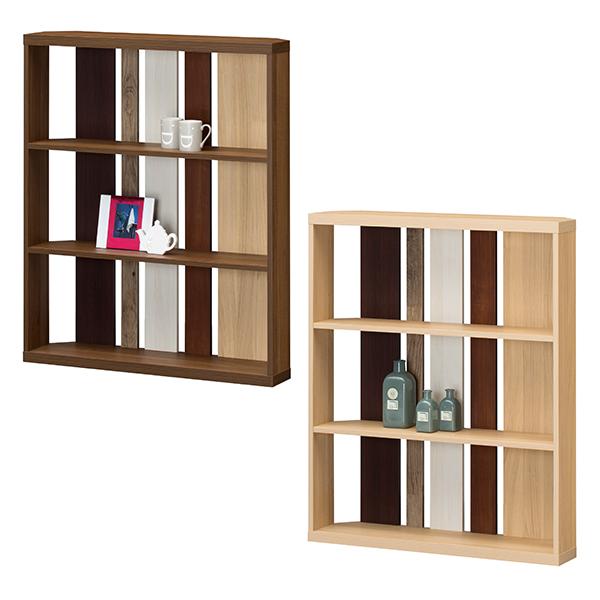 春夏新色 90 ラック ロータイプ Na Dk ディスプレーラック ラック シェルフ 間仕切りとして空間を仕切れる収納棚 オープンラックで飾り棚としても 本棚 書 送料無料 国産 Kuljic Com