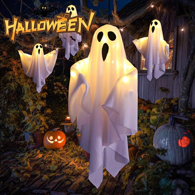 2024新品 2個セット 幽霊ライト ハロウィン 飾り 吊るす おばけ 2024新品 2個セット 幽霊ライト ハロウィン 飾り 吊るす おばけ
