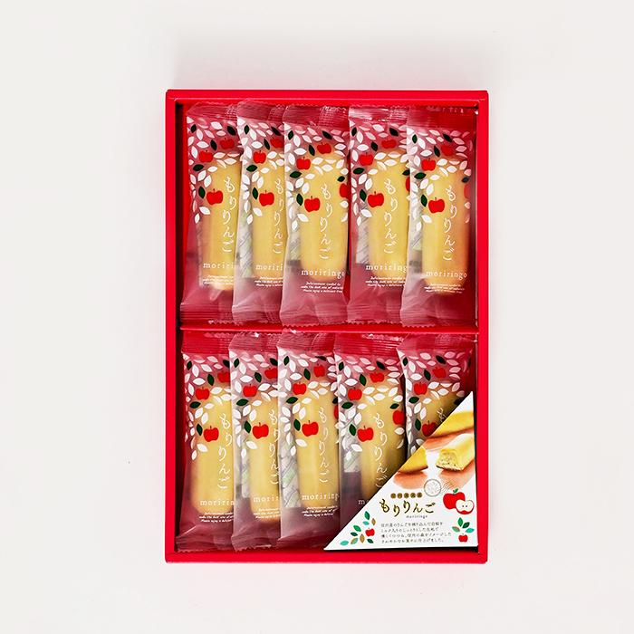 信州長野県のお土産 お菓子 和菓子 もりりんご10個入 |  | 05