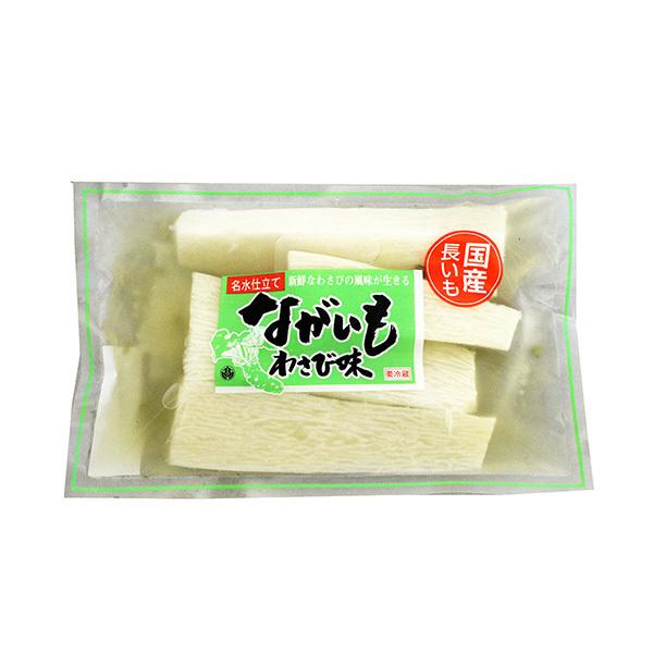 信州長野県のお土産 漬物 【クール商品】ながいも浅漬 わさび味230g｜donguri-n