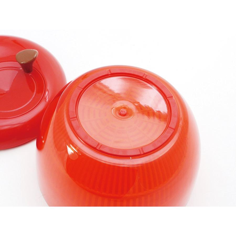 現代百貨 野菜水切り器 アップル サラダスピナー S レッド K333-RD