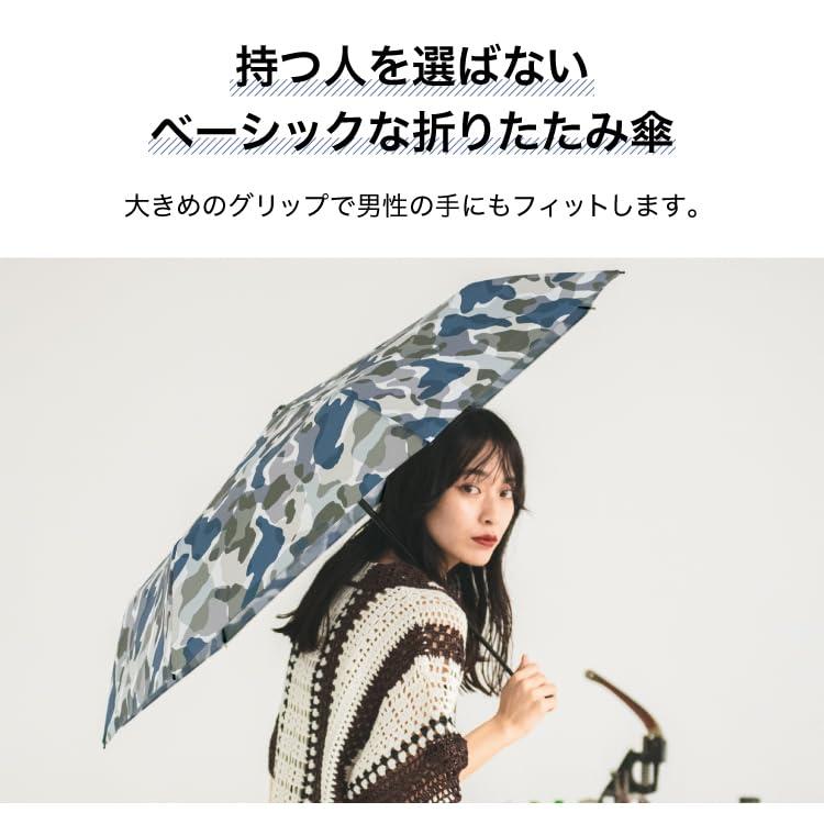 Wpc. ワールドパーティー 2023年 雨傘 UNISEX BASIC FOLDING UMBRELLA オルタネイトストライプ 58cm 雨晴兼用 メンズ レディース 折りたたみ傘 UX001-081-002｜donguri-tree｜04